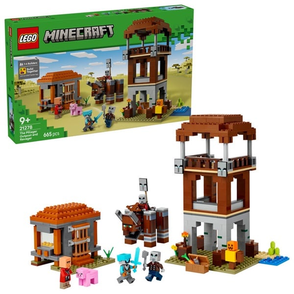 レゴ（LEGO) マインクラフト ピリジャー部隊とラヴェジャー 21278 