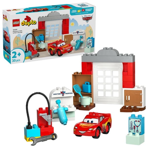 レゴ（LEGO）デュプロ ピクサードックのガレージにきたマックィーン