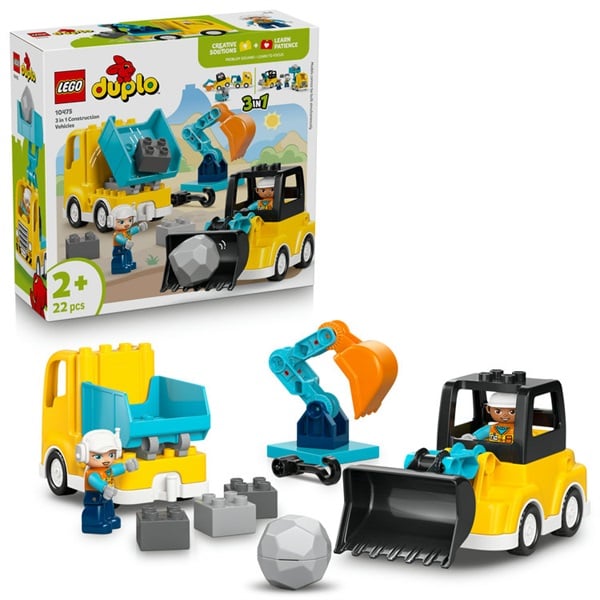 レゴ(LEGO) デュプロ 3 in 1 こうじげんばの車 10475 5702018032022