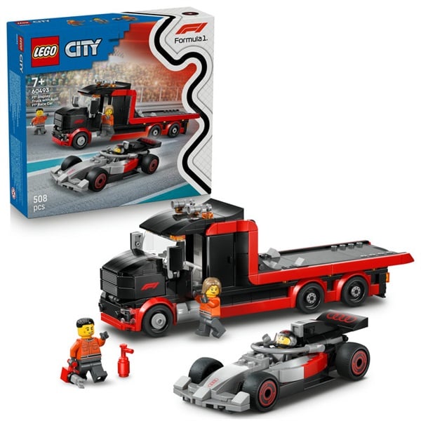 レゴ(LEGO) シティ F1(R) ディスプレイ輸送トラックと Audi F1(R