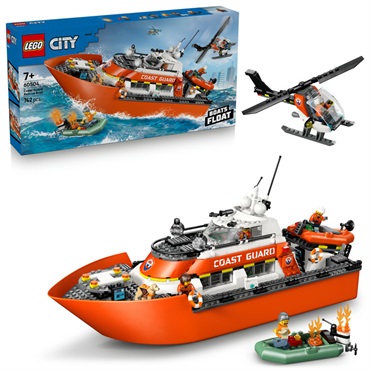レゴ(LEGO) シティ 沿岸警備隊レスキュー ボート＆ヘリコプター 60504