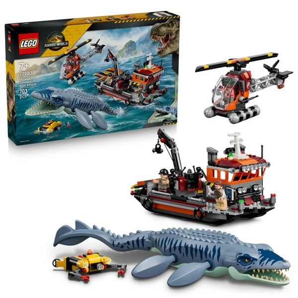 レゴ(LEGO) ジュラシック・ワールド モササウルスの貨物船攻撃 77983　5702018062692(5702018062692)