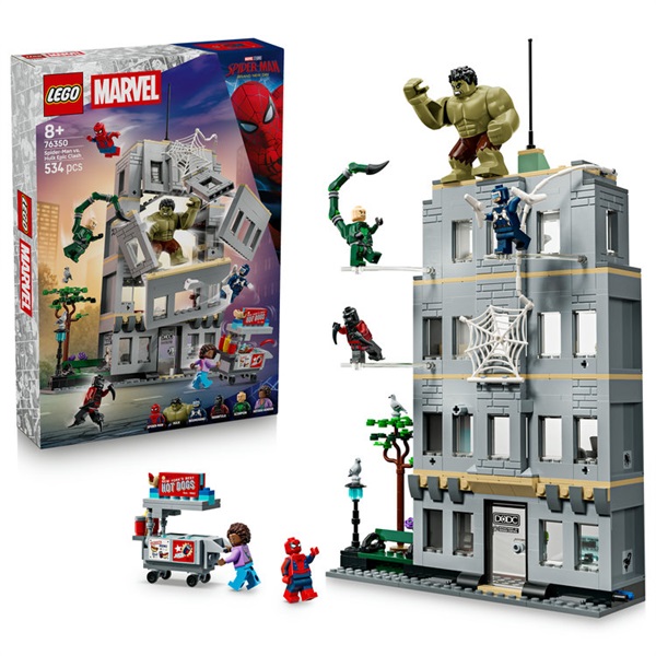 レゴ(LEGO) マーベル スパイダーマンとハルクの大決戦 76350