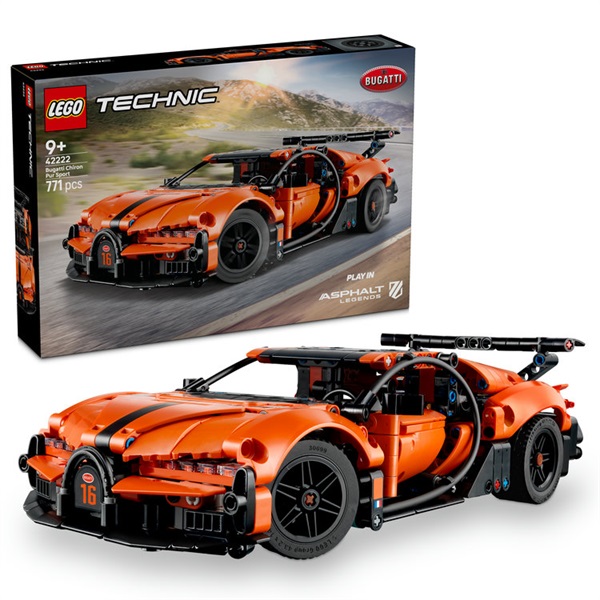 レゴ(LEGO) テクニック Bugatti Chiron Pur Sport ハイパーカー 42222