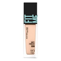 フィットミー リキッド ファンデーション 30ml メイベリンニューヨーク MAYBELLINE NEW YORK 日本ロレアル(112 明るい肌色(中間色))