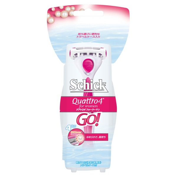 シック  クアトロ4 フォーウーマン GO! ホルダー 替刃1個付 1セット シック Schick シック・ジャパン(刃付き)