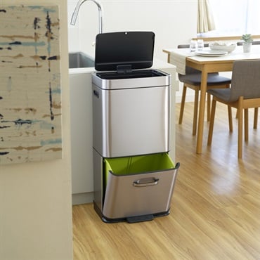 ＥＫＯＪＡＰＡＮ　ヒマラヤセンサービン上部３５Ｌ＋下部２５Ｌ　EK9339X-GMT-35L＋25L　電動ゴミ箱　ダストボックス