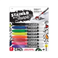 シャーピーステインド 8色セット 筆ペンタイプ