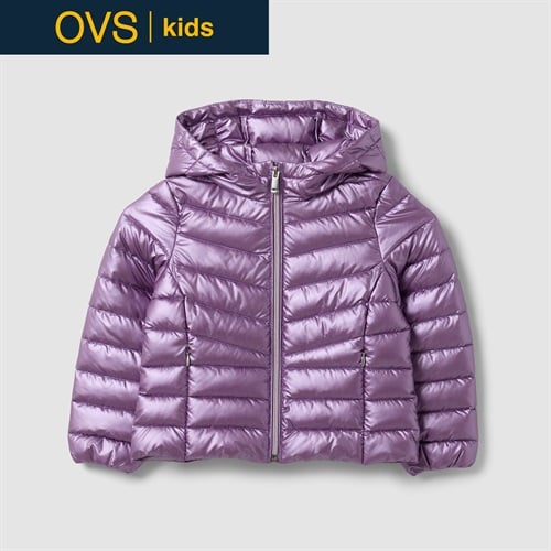 OVS KIDS(オヴィエッセ キッズ)  パープル ウルトラライト 中わたジャケット キッズ 女の子
