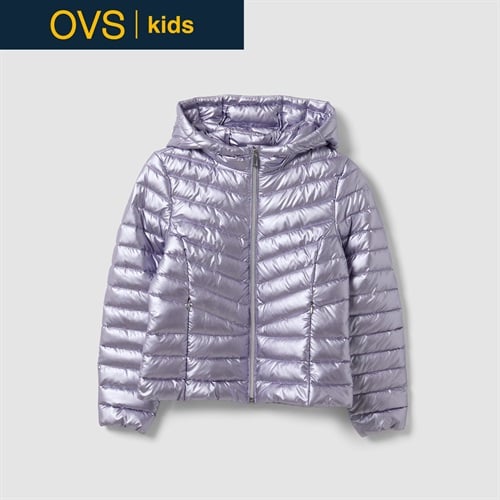 OVS KIDS(オヴィエッセ キッズ)  パープル ウルトラライト 中わたジャケット キッズ 女の子