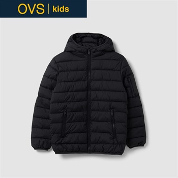 OVS KIDS(オヴィエッセ キッズ) ブラックウルトラライト中わたジャケット キッズ 男の子(ブラックビューティー-146cm)