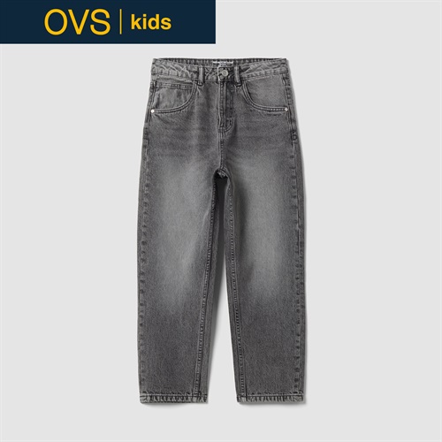 OVS KIDS(オヴィエッセ キッズ) グレーピュアコットンデニムパンツ キッズ 男の子