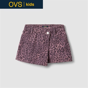 OVS KIDS(オヴィエッセ キッズ)  ピンク アニマル柄 ピュアコットン ショートパンツ キッズ 女の子(マルチカラー-104cm)