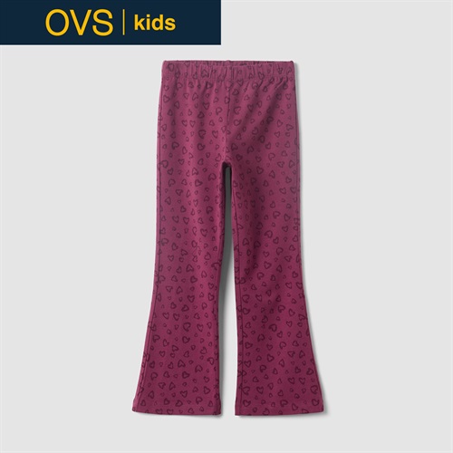OVS KIDS(オヴィエッセ キッズ)  パープル オーガニックコットン レギンス キッズ 女の子