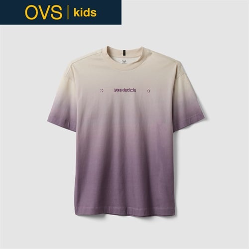 OVS KIDS(オヴィエッセ キッズ) ピュアコットンオーバーサイズグラデーションTシャツ キッズ 男の子