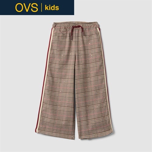 OVS KIDS(オヴィエッセ キッズ)  マルチカラーチェック レーヨン混 キュロットパンツ キッズ 女の子