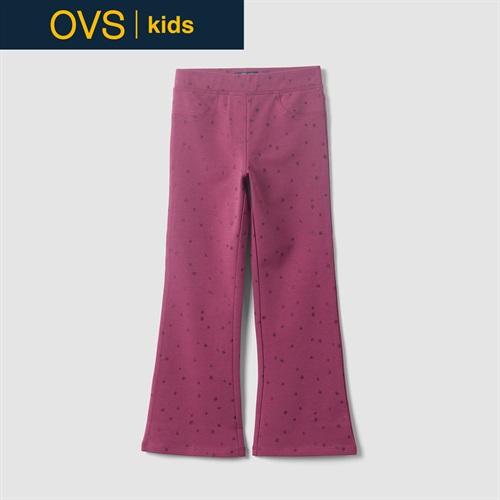 OVS KIDS(オヴィエッセ キッズ)  パープル ストレッチコットン パンツ キッズ 女の子