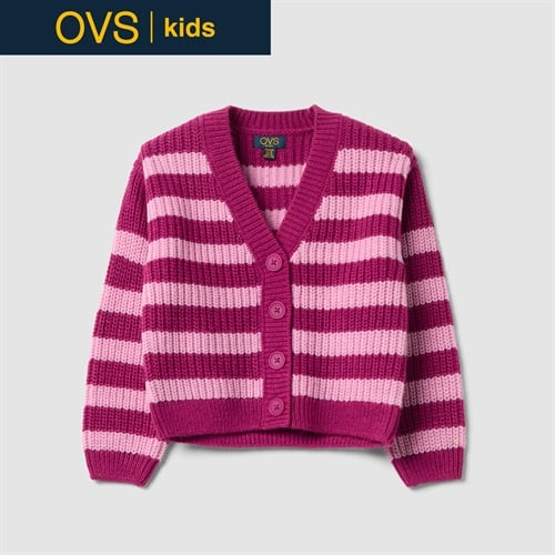 OVS KIDS(オヴィエッセ キッズ)  パープル カーディガン キッズ 女の子