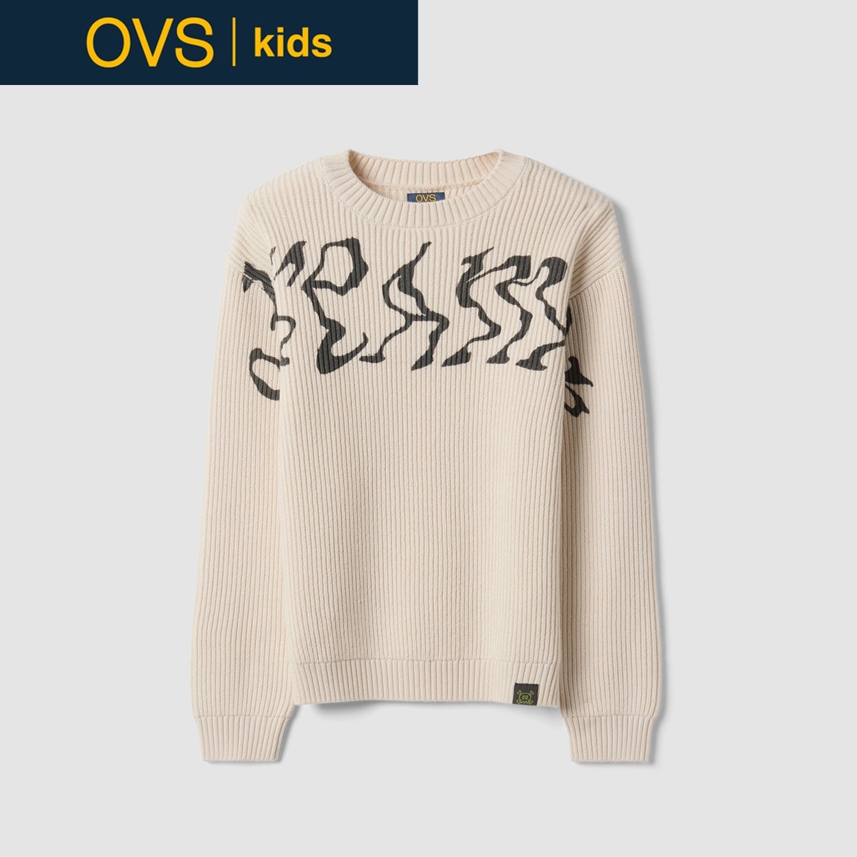 OVS KIDS(オヴィエッセ キッズ) ベージュ コットン混 トップス キッズ 男の子(ココナッツミルク-158cm)