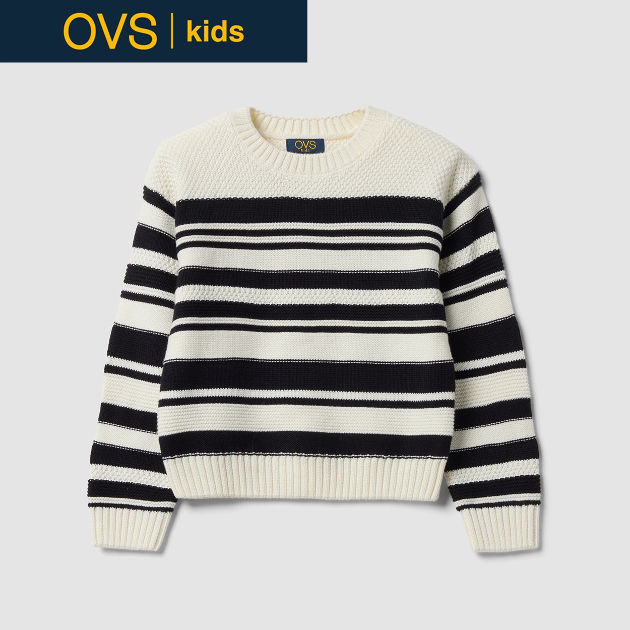 OVS KIDS(オヴィエッセ キッズ)  ホワイト コットン混 トップス キッズ 女の子(ホワイトアリッサム-140cm)