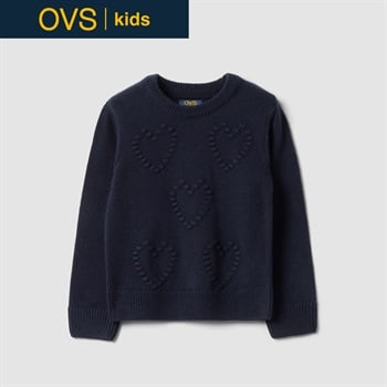OVS KIDS(オヴィエッセ キッズ)  ブルー セーター キッズ 女の子(シーボーンブルー-104cm)