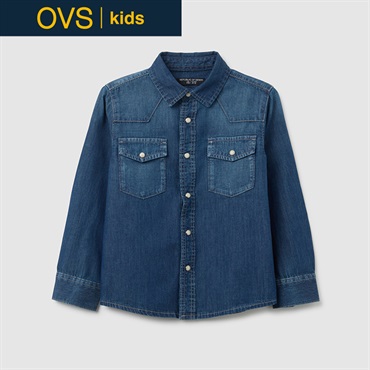OVS KIDS(オヴィエッセ キッズ) デニムシャツ 男の子 キッズ 110cm-140cm