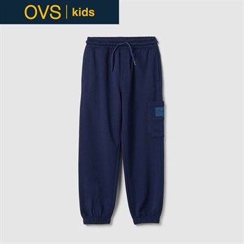 OVS KIDS(オヴィエッセ キッズ) 裏毛ジョガーカーゴパンツ 男の子 キッズ(ネイビー-104cm)