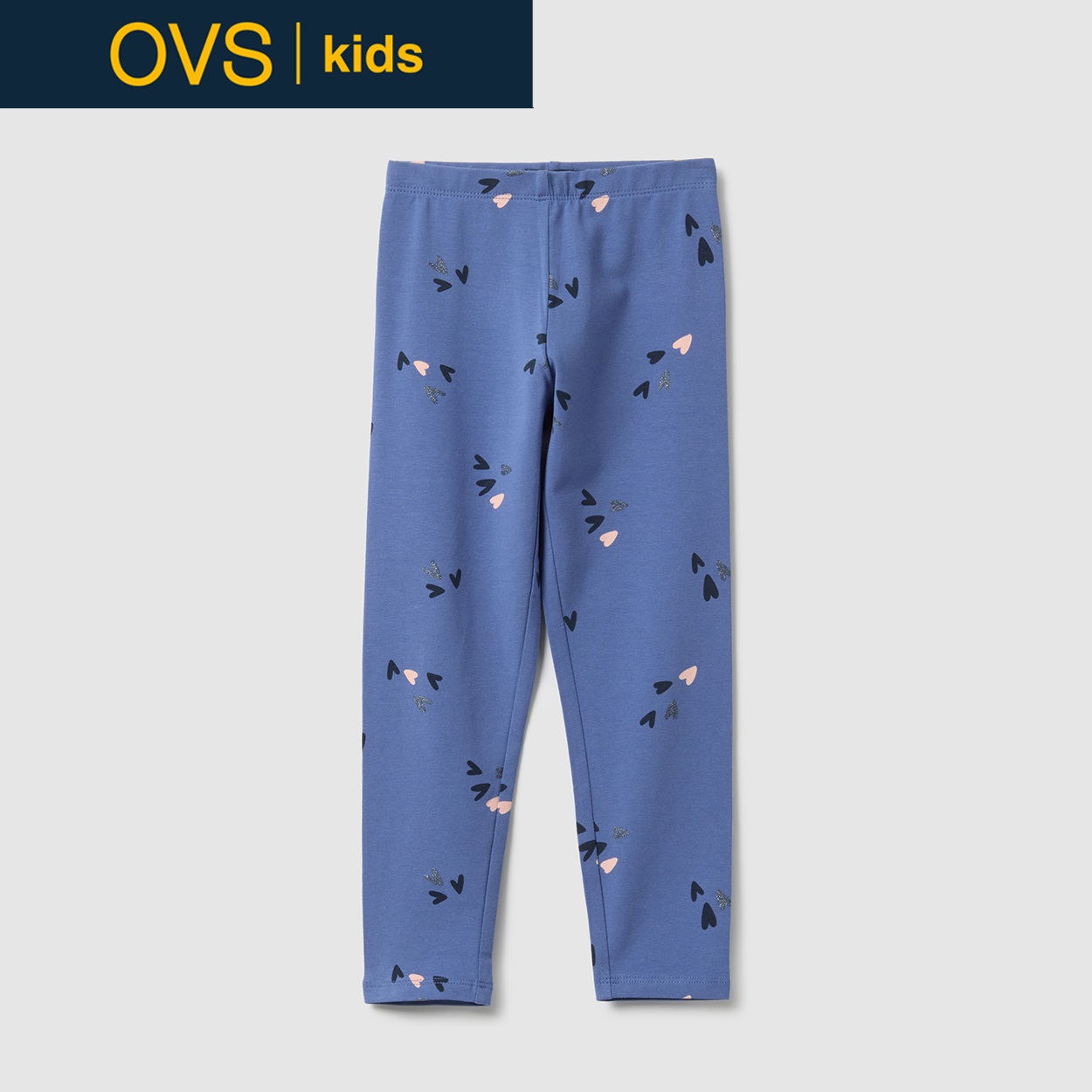 OVS KIDS(オヴィエッセ キッズ) 総柄7分丈レギンス 女の子 キッズ