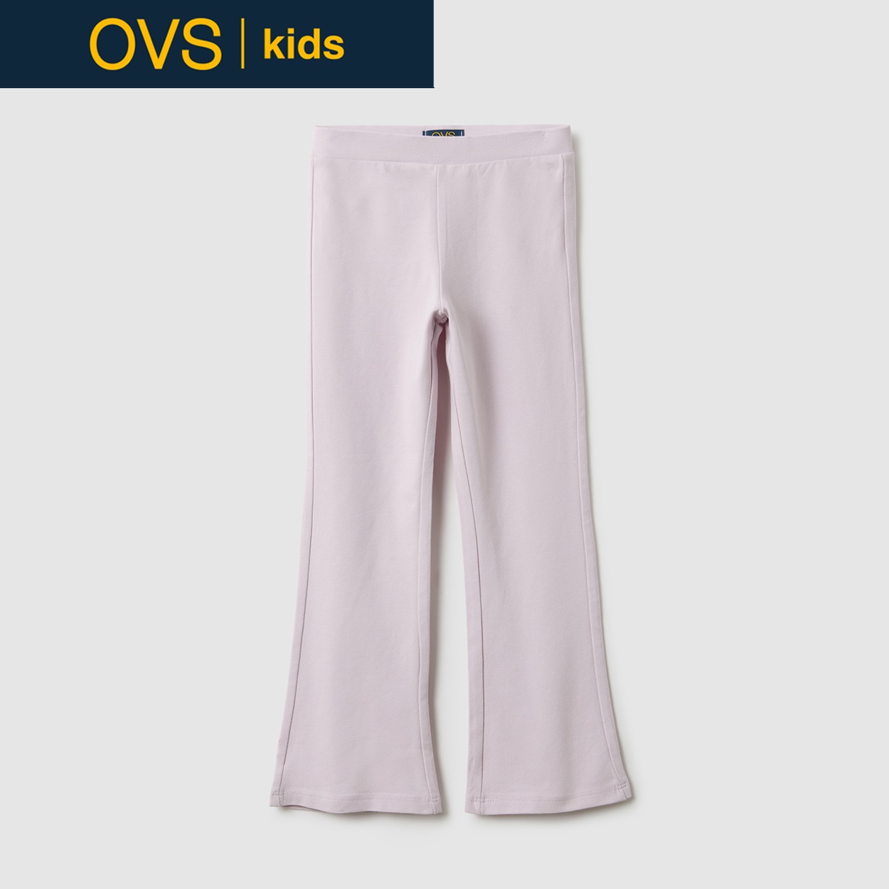 OVS KIDS(オヴィエッセ キッズ) 無地フレアレギンス 女の子 キッズ(ライトパープル-116cm)