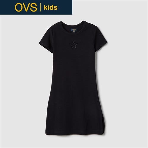 OVS KIDS(オヴィエッセ キッズ) ブラックスターワンピース 女の子 キッズ