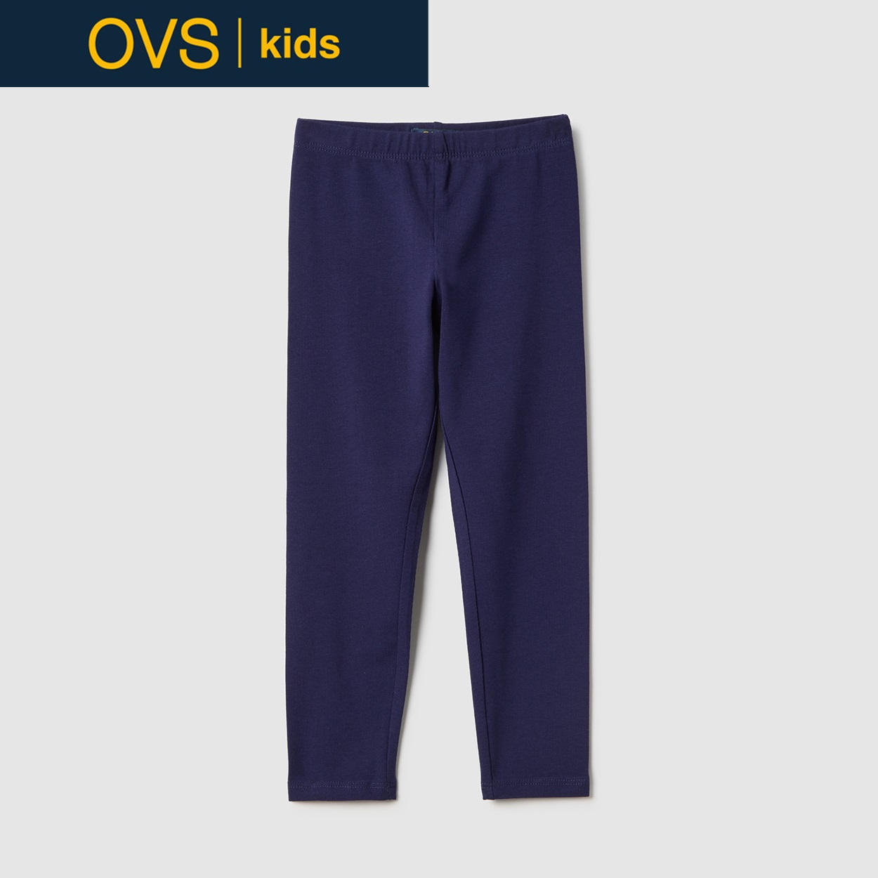 OVS KIDS(オヴィエッセ キッズ) 無地9分丈レギンス 女の子 キッズ(パープル-128cm)
