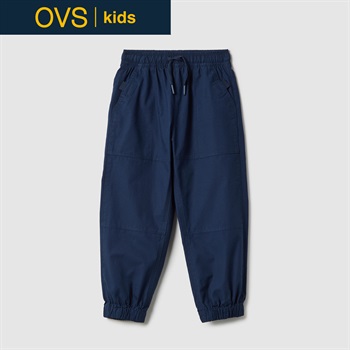 OVS KIDS(オヴィエッセ キッズ) リップストップジョガーパンツ 男の子 キッズ(ネイビー-104cm)