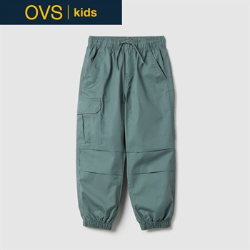 OVS KIDS(オヴィエッセ キッズ) ツイルジョガーカーゴパンツ 男の子 キッズ(グリーン-104cm)