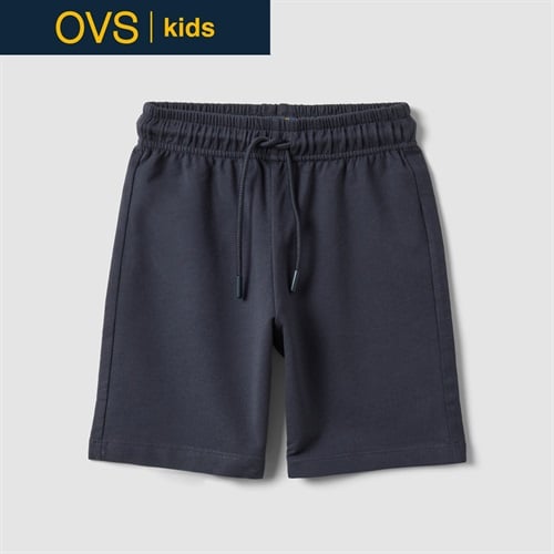 OVS KIDS(オヴィエッセ キッズ)  ブルー ピュアコットン レギュラーフィット ショートパンツ 男の子 キッズ