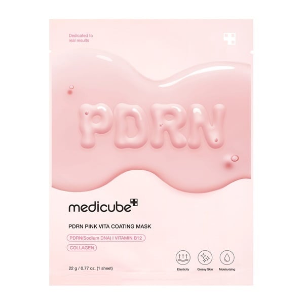 メディキューブ PDRNピンクビタコーティングマスク 22g/1シート medicube JT(22g/1シート)