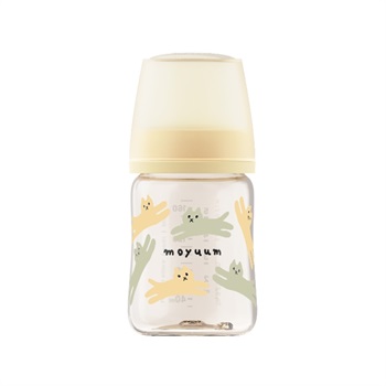 MOYUUM モユム プラスチック 哺乳瓶 170ml キャッツイエロー PPSU製(8809926452137)