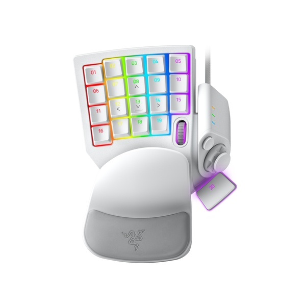 Razer Tartarus Pro アナログ光学式 ゲーミング左手用キーパッド(マーキュリーホワイト)