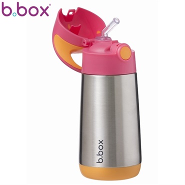b.box ステンレスドリンクボトル 350ml ストロベリーシェイク 保冷保温 ストロータイプ