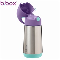 b.box ステンレスドリンクボトル 350ml ライラックポップ 保冷保温 ストロータイプ(9353965004561)