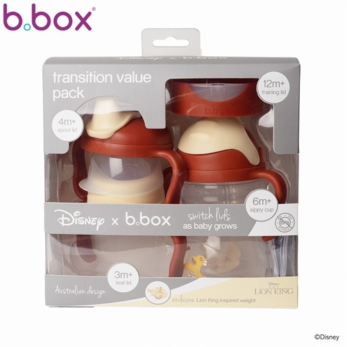 b.box ディズニー ステップアップマグ バリューパック ライオンキング トレーニングマグセット 3ヶ月頃～ ベビー