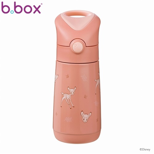 b.box ステンレスドリンクボトル バンビ 350ml 保冷保温 ストロータイプ 水筒 12ヶ月頃～