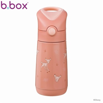 b.box ステンレスドリンクボトル バンビ 350ml 保冷保温 ストロータイプ 水筒 12ヶ月頃～(9353965013358)