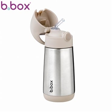 b.box ステンレスドリンクボトル 350ml ラテ 保冷保温 12ヶ月頃～ ストロータイプ