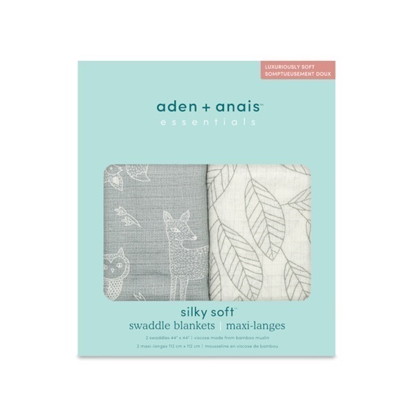 エイデンアンドアネイ　シルキーソフトタッチ　スリーパー　スリーピングバッグ エイデンアンドアネイ エッセンシャルズ シルキーソフトスワドル 2枚