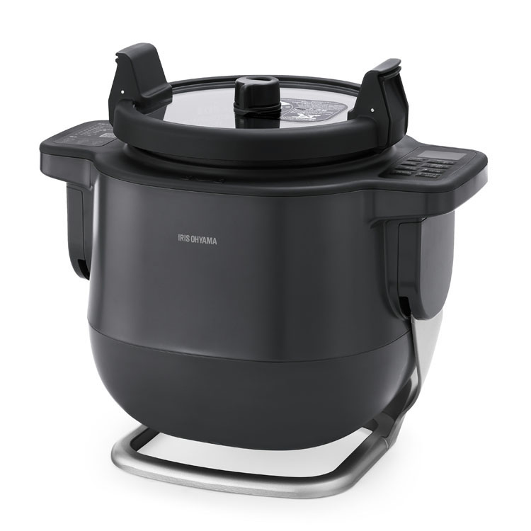 美品　24年製　アイリスオーヤマ 自動調理鍋 シェフドラム DAC-IA2 シェフドラム 全自動調理器 4.5L 自動メニュー108種 CHEF DRUM