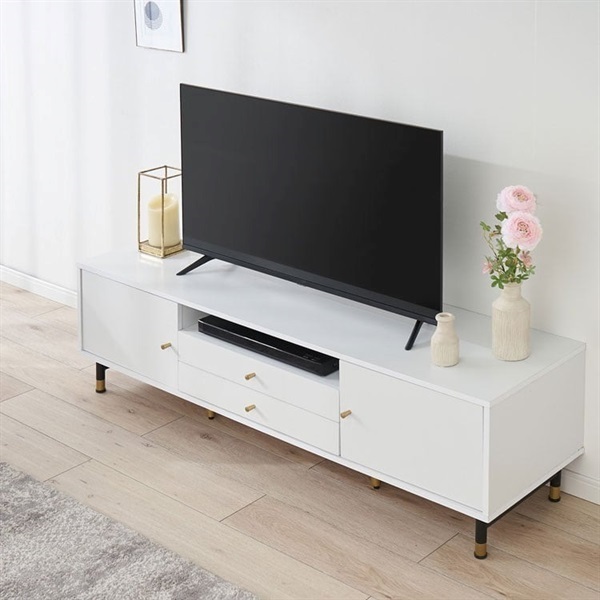 【最終売切り価格】ホワイトテレビ台 アウトレット】LOWYA ロータイプTV台 アタラシア ホワイト