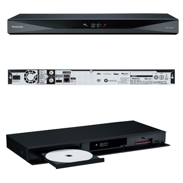 パナソニック ブルーレイディスクレコーダー2番組同時録画モデル 1TB