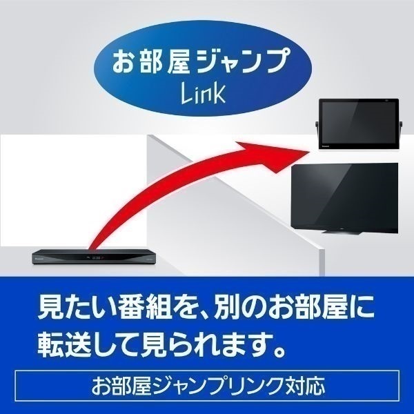 パナソニック ブルーレイディスクレコーダー2番組同時録画モデル 1TB