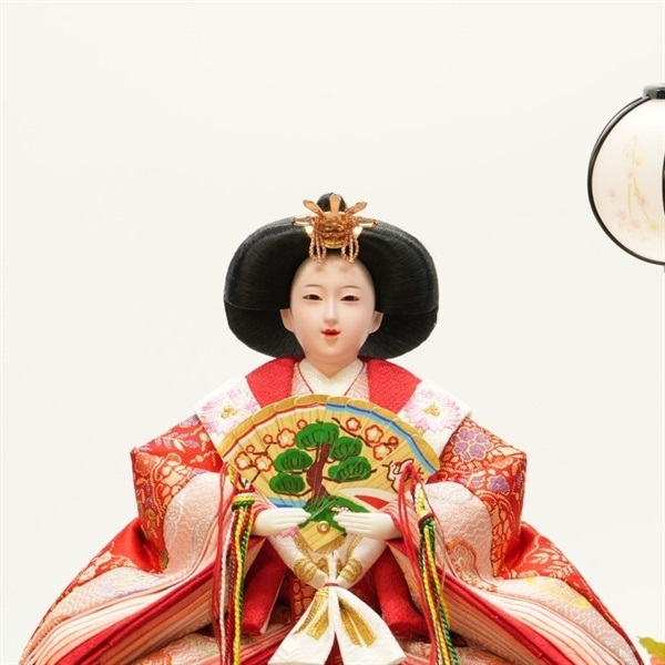 2026年1月24日以降順次お届け 吉德 親王ケース飾り「熨斗目に牡丹桜