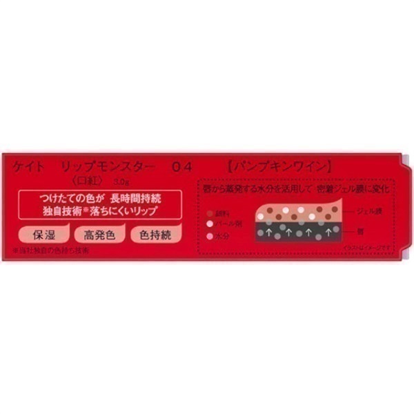KATE(ケイト) リップモンスターカネボウ 04パンプキンワイン | イオン